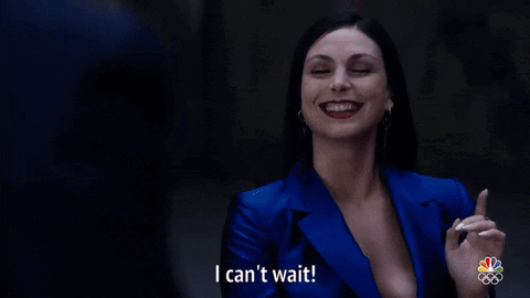 I Cant Wait Morena Baccarin GIF by tvshowpilot.com