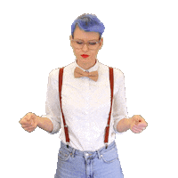 Kapsterloes yes swipe up kapster kleuren Sticker