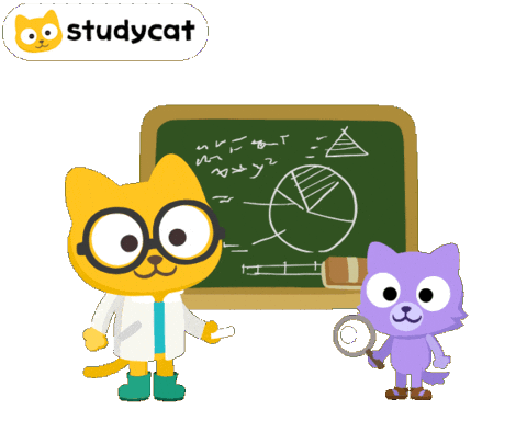 School Cats Sticker by Studycat language learning for kids