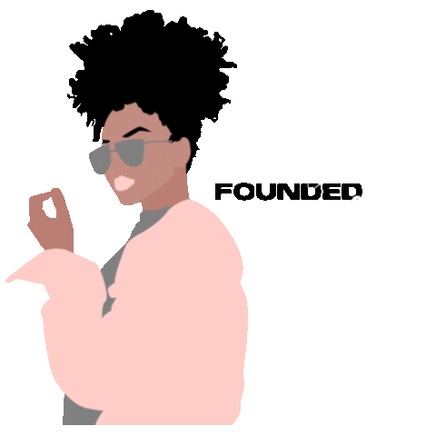 Femalefoundedco Femalefounded Transparent Transparency Sticker by femalefoundedco