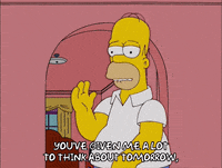 Think Season 17 GIF by The Simpsons