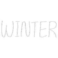 Winter Text Sticker