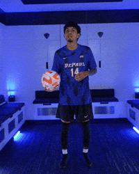 Mens Soccer GIF by DePaul Blue Demons