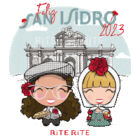 San Isidro Madrid Sticker by Rite Rite