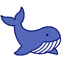 Sea Whale Sticker
