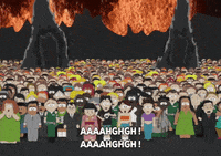 scared shocked GIF by South Park 