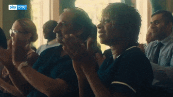 CurfewSeries reaction happy amazing clapping GIF