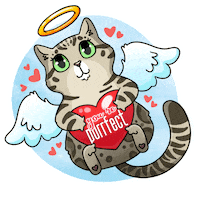 Bengal Cat Angel Sticker