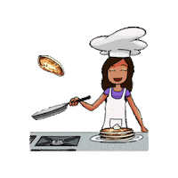 Food Cooking Sticker by Nazzy Baker