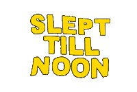 Sleeping In Sticker