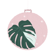 Merry Christmas Sticker by Monstera Mania