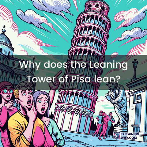 Leaning Tower Of Pisa Architecture GIF by ExplainingWhy.com
