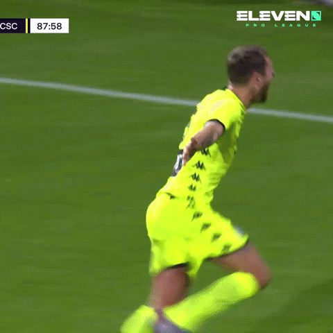 Happy Football GIF by ElevenSportsBE