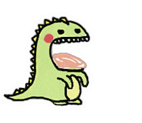 Dinosaur 哇 Sticker