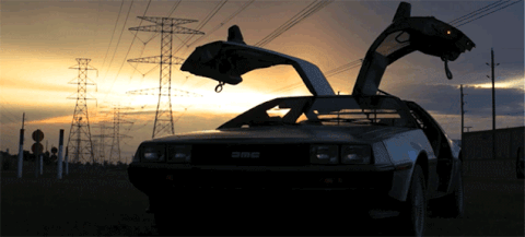 delorean GIF