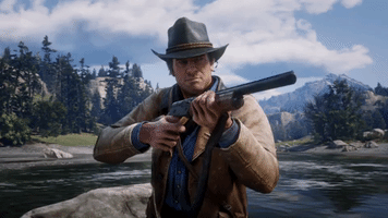 red dead redemption 2 bang GIF by Rockstar Games