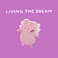 Happy Flying Pig GIF by PositivelyPigasus