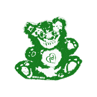 amenityave bear depop bear hugs amenityave Sticker