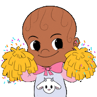 Serena Williams Happy Dance Sticker by Qai Qai