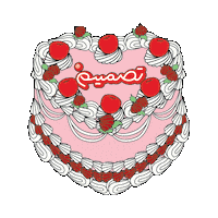 Birthday Cake Sticker by Tasmeem