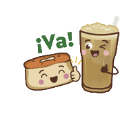 Cafe Ok Sticker by Bisquets Obregón