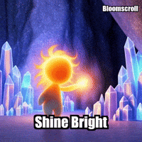 Wisdom Shine Bright GIF by Bloomscroll