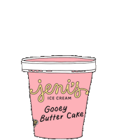 gooey butter cake dessert Sticker by Jeni's Splendid Ice Creams