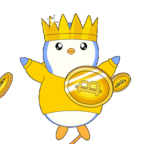 Crypto Penguin Sticker by Pudgy Memez