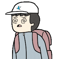 Confused Traveloka Sticker by Tahilalats