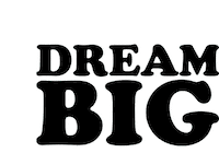 Dream Big Sticker