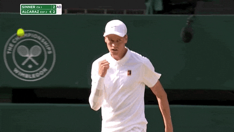 Jannik Sinner GIF by Wimbledon