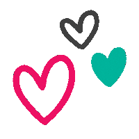Pink Hearts Sticker by Nottingham Trent University