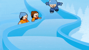 ice skating hockey GIF by ZDF