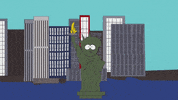statue of liberty ocean GIF by South Park 