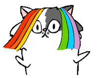 Cat Reaction Sticker by bimay