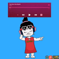 Listen New Music GIF by Zhotcita