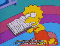 sad lisa simpson GIF