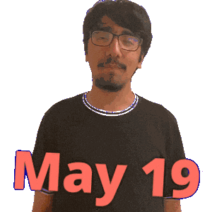 May 19 Sticker