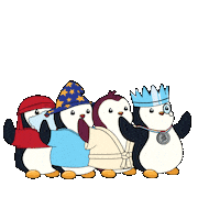 Excited Lets Go Sticker by Pudgy Penguins