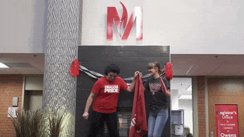 MSUMoorhead dragons msum minnesota state university moorhead take flight GIF