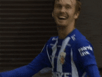 Happy Blavitt GIF by IFK Göteborg