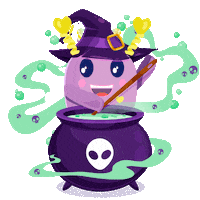 thecharliis halloween bruja magicplanet magic planet Sticker