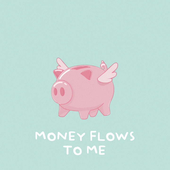 Saving Pay Day GIF by PositivelyPigasus