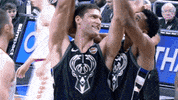 embracing giannis antetokounmpo GIF by NBA