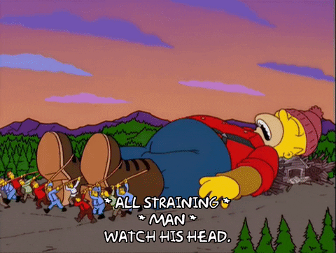 homer simpson ugh GIF