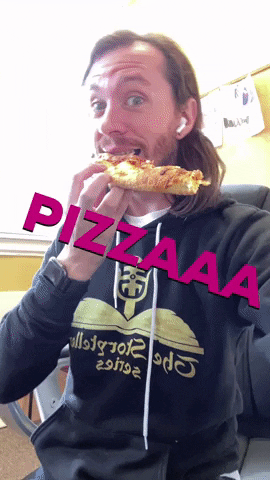 Pizza Lunch GIF by Night Shift Radio