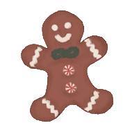 Merry Christmas Eating Sticker