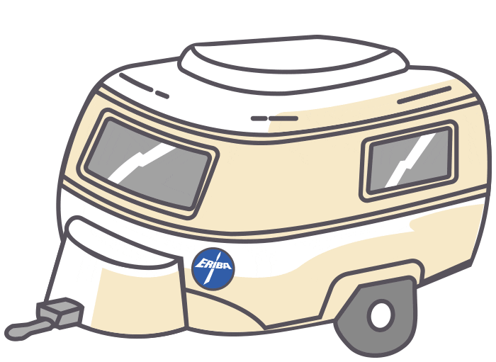 Eriba Puck Sticker by Eriba Stuff