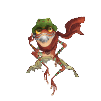 Lune Rouge Sticker by The Frog Collective