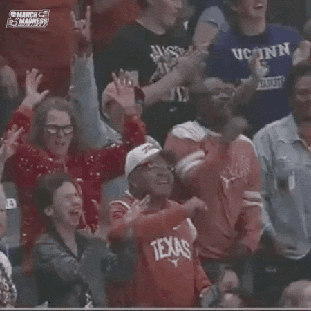 Happy Lets Go GIF by NCAA March Madness